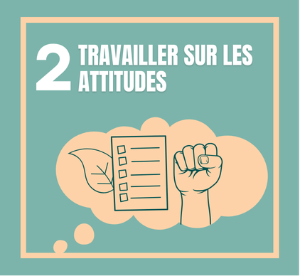 2.	Travailler sur les attitudes : 